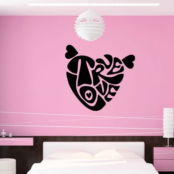 Wall decal True Love design