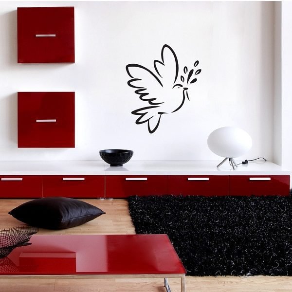 Symbol of peace dove sticker