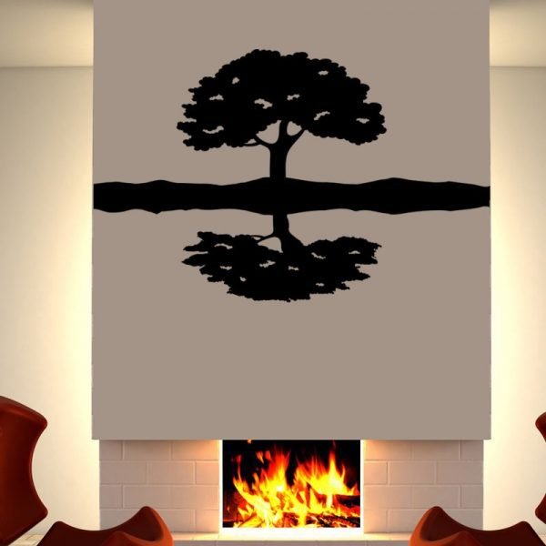 Wall decal The tree mirror