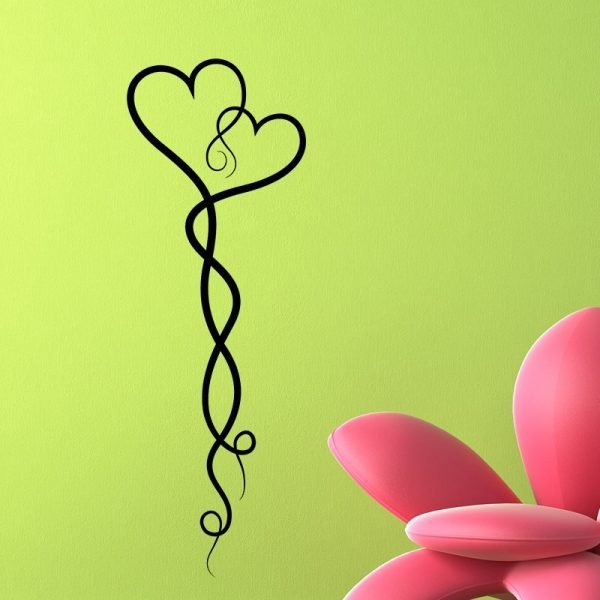 Wall decal Two heart-related