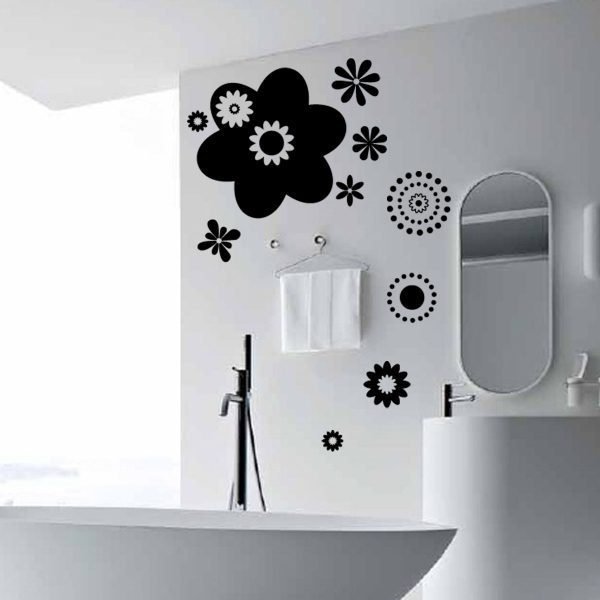 Wall decal Varieties of flowers