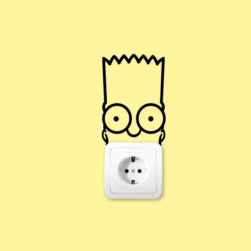 Kort leven elf lenen A bundle of 4 pieces Bart Simpson face | MADASOUQ.com