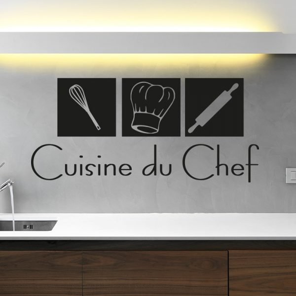 Wall decal Cuisine du Chef decoration