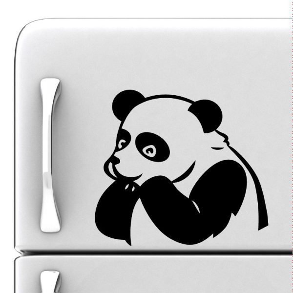 Wall decal fridge Fun Panda