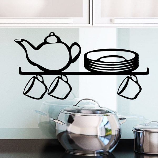 Wall decal shelf 1