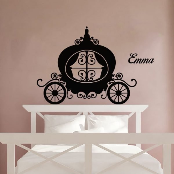 Carriage Wall decal Customizable Names