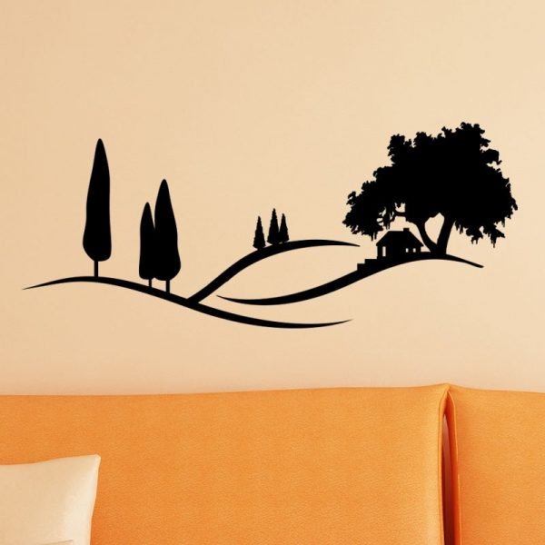 Wall sticker The house on the hill