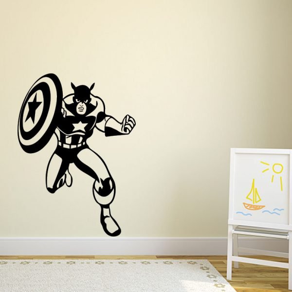 Superhero the Captain Wall sticker