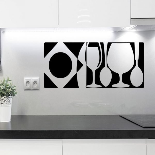 Kitchen wall sticker table covers