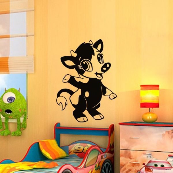 Wall decal Two-legged calf Cartoon