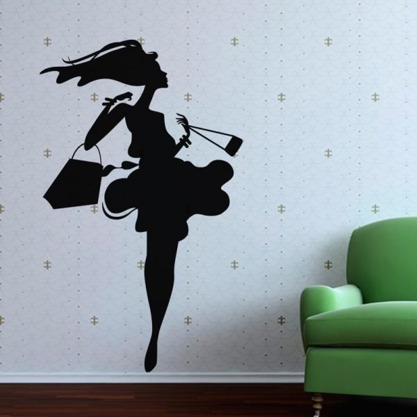 Wall decal Worldly woman