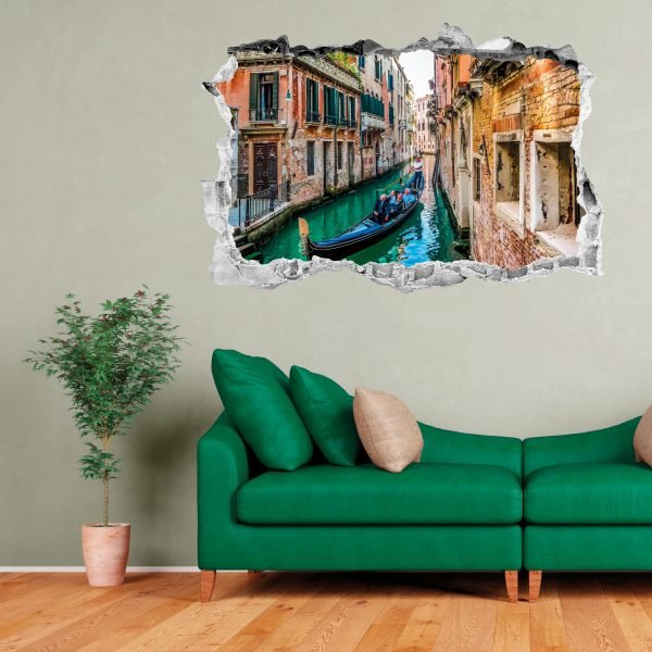 3D Wall decal Landscape Venice and his gondolier