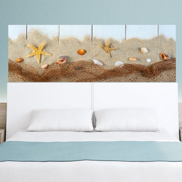 3D Wall decal bedhead Atmosphere on a beach