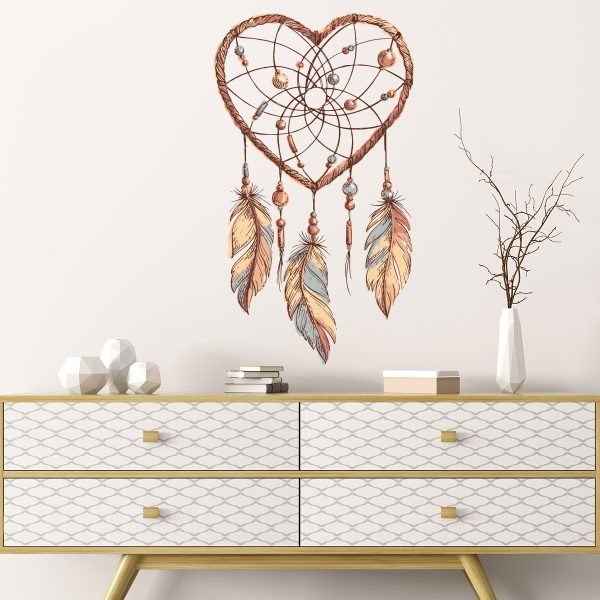 Wall decal boho catches dream Amerindian