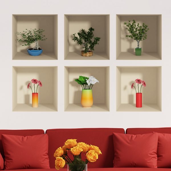 3D effect 6 pieces