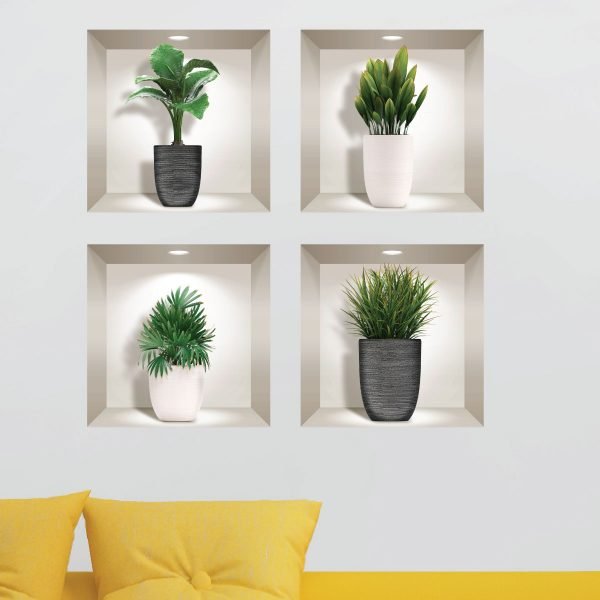 3D effect 4 pieces