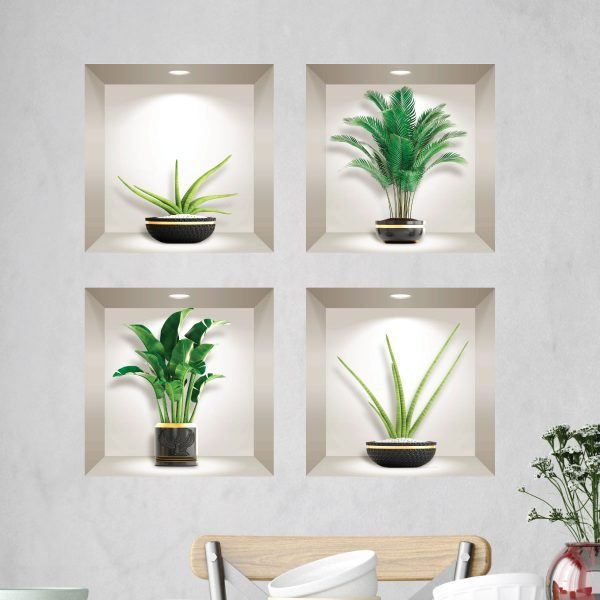 3D effect 4 pieces