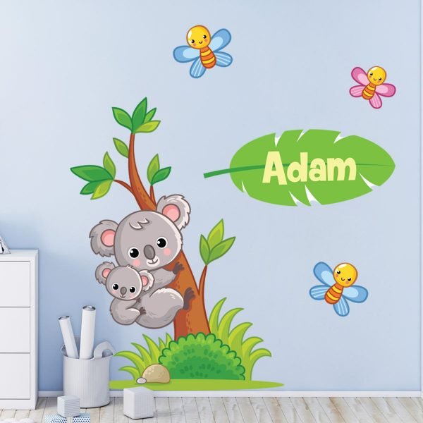 Wall sticker customizable names