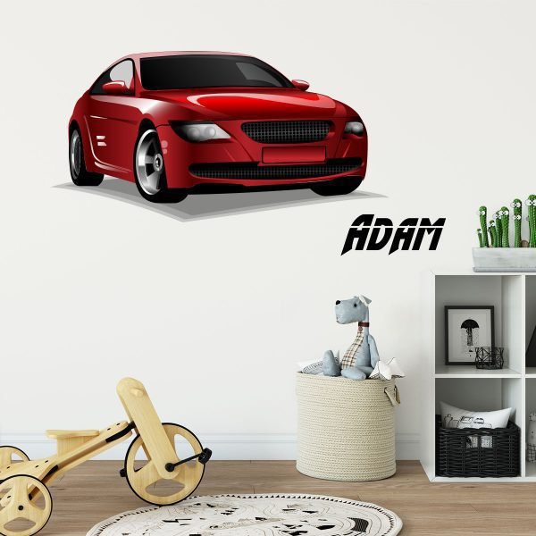 Wall sticker customizable names