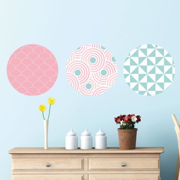 Decorative Ornamental circle sticker