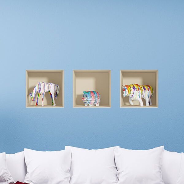 Decorative 3D effect sticker