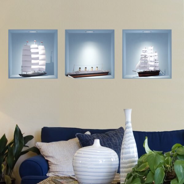 Decorative 3D effect sticker