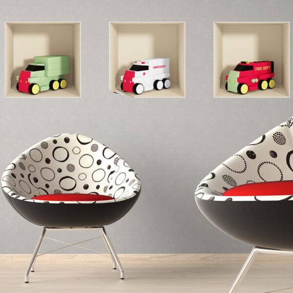 Decorative 3D effect sticker