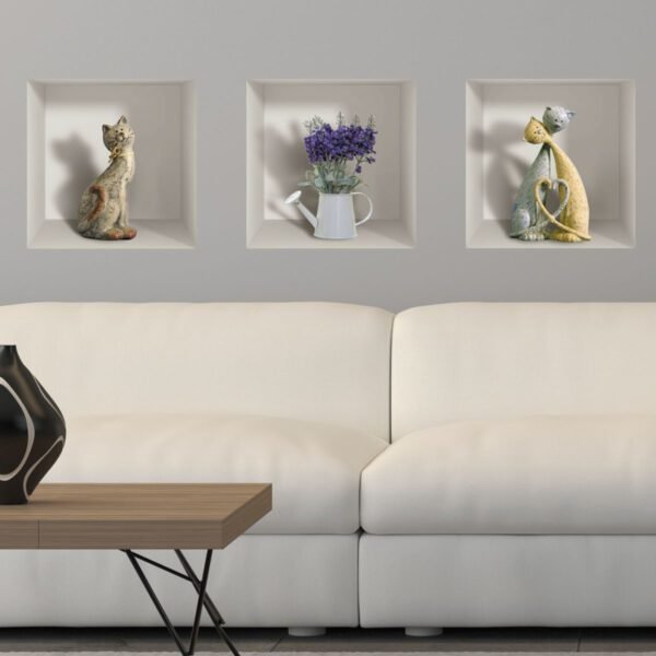 3D effect 3 pieces