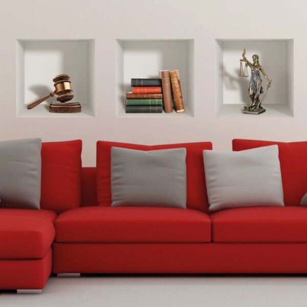 Decorative 3D effect sticker