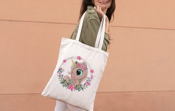 Tote Bag + Makeup Bag With Trendy Design