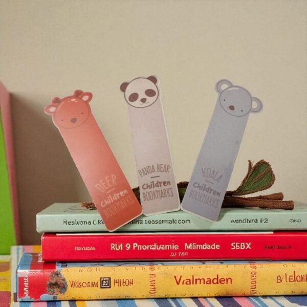 3 WOODEN BOOKMARKS FOR NOTEBOOKS